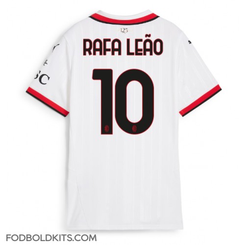 AC Milan Rafael Leao #10 Udebanetrøje Dame 2024-25 Kortærmet